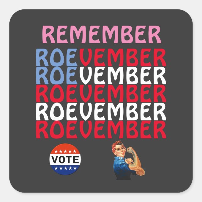 Carré Sticker ROEVEMBER (Devant)
