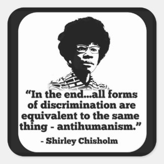 Carré Sticker Shirley Chisholm