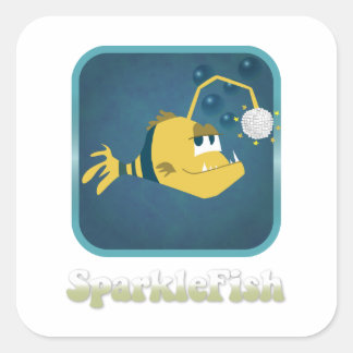 Carré Sticker SparkleFish