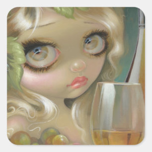 Carré Sticker "Spirits of the Vine : Chardonnay"