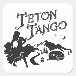 Carré Sticker Teton Tango