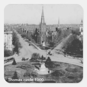 Carré Sticker Thomas cercle 1900