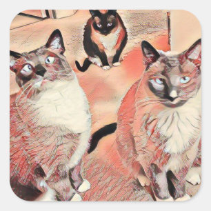 Carré Sticker Trois Frères