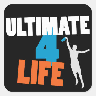 Carré Sticker Ultimate 4 Life (sombre)