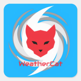 Carré Sticker WeatherCat