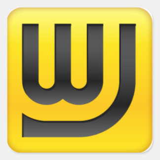 Carré Sticker WJ Icon 1.5in