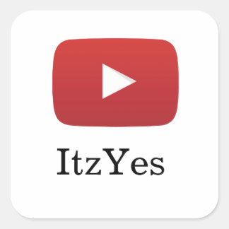 Carré Sticker YouTube ItzYes