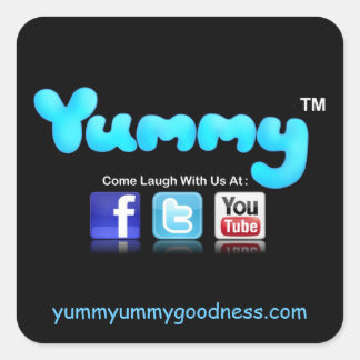 Carré Sticker Yummy Yummyummygoodness.com