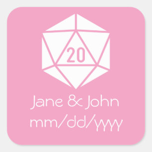 Carré Tabletop Chic dans Sticker rose pétale