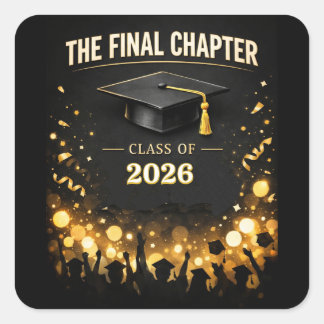 Carré The Final Chapter Graduation 2026 Custom Sticker 