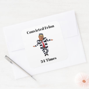 Carré Trump a condamné Felon Sticker