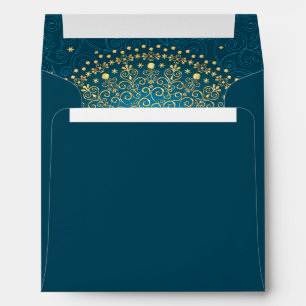 Carré Turquoise, Goltone Médallion Enveloppe