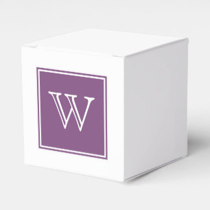 Carré violet Ballotins de monogramme