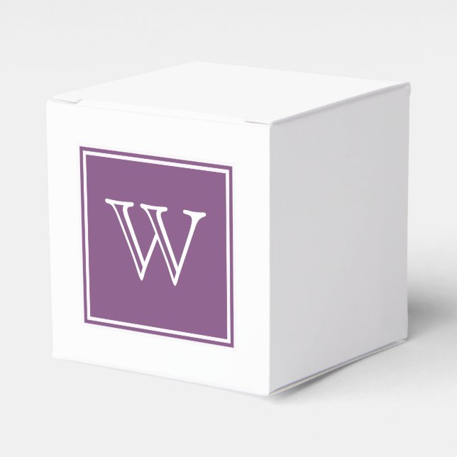 Carré violet Ballotins de monogramme (Verso)
