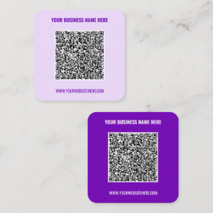 Carré Votre modèle de carte de visite professionnelle av