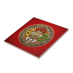 Carreau [100] Tibétain Double Dorje Mandala