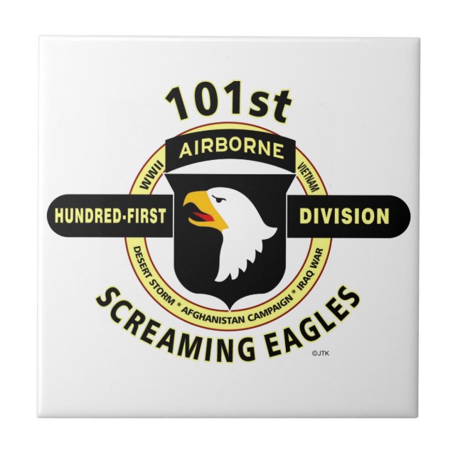 CARREAU 101ST DIVISION AÉROPORTÉE "EAGLES CRIARD " (Devant)