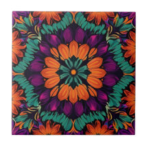 12 Fleur Orange Pétale