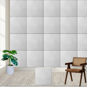 Carreau #12 Motif végétal blanc givré