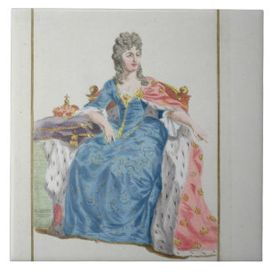 Carreau 1353-1412) reines de Margaret (du Danemark,