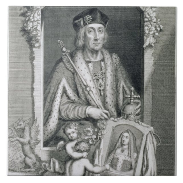 Carreau 1457-1509) rois d'Angleterre de Henry VII (à (Devant)