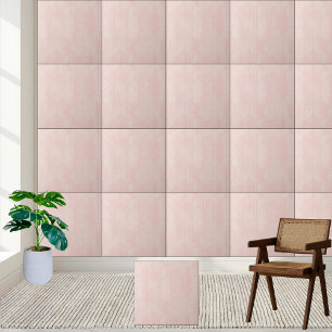 Carreau #15 Moderne minimaliste rose pâle géométrique