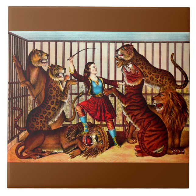 Carreau 1874 La Reine Lion (Devant)