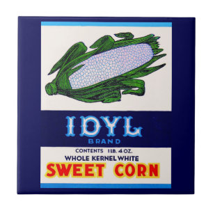 Carreau 1930 Idyl Sweet Corn étiquette