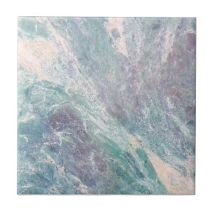 Carreau 1 de 2 Blue Aqua White Lilac Faux Granite Repro