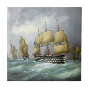 Carreau 1er cuirassés à vapeur 1884