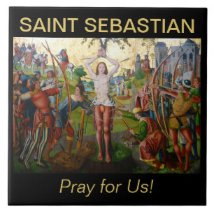 Carreau 1er Martyre de Saint-Sébastien (M 013)