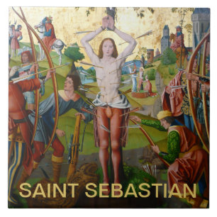 Carreau 1er Martyre de Saint-Sébastien (M 013)