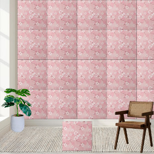 Carreau #23 Carrelage en céramique Motif en fleurs de ceri