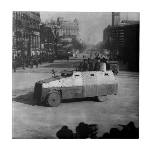 Carreau 27 mars 1917 : L'escadron de véhicule blindé