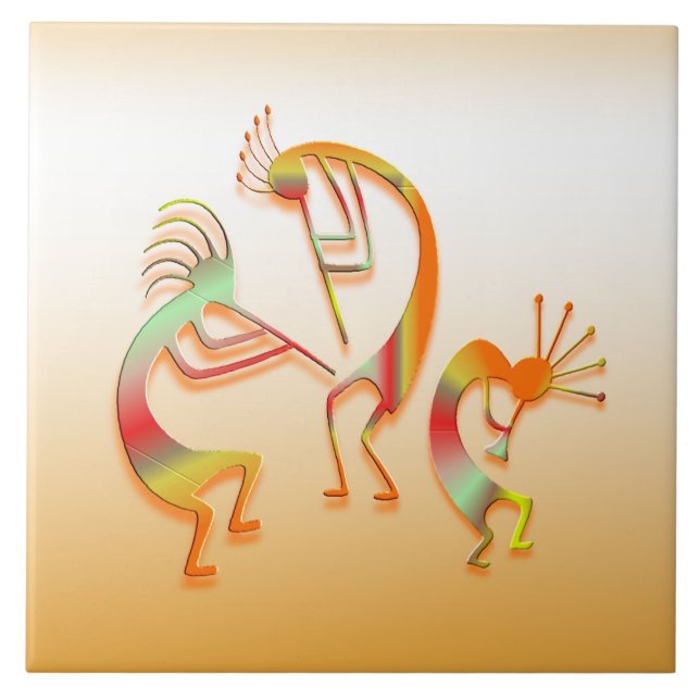 Carreau 3 Kokopelli (Devant)
