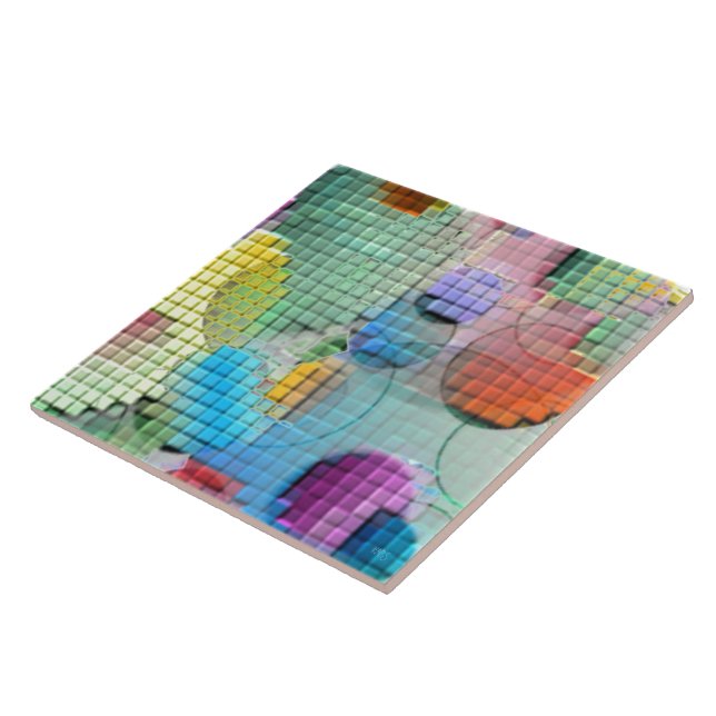 Carreau 3D a couvert de tuiles le résumé (Côté)