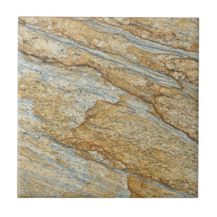 Carreau 3e de 3 Repro Peach & Grey Faux Granite