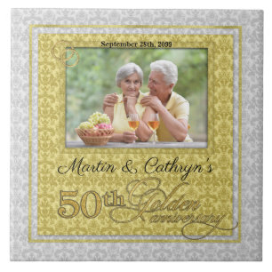 Carreau 50e anniversaire d'or Damas photo