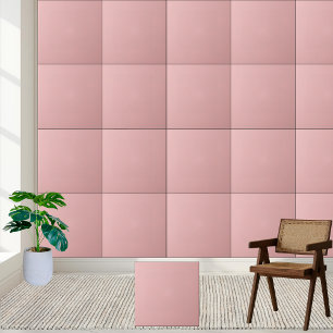 Carreau #6 Carrelage en céramique rose pâle minimaliste et