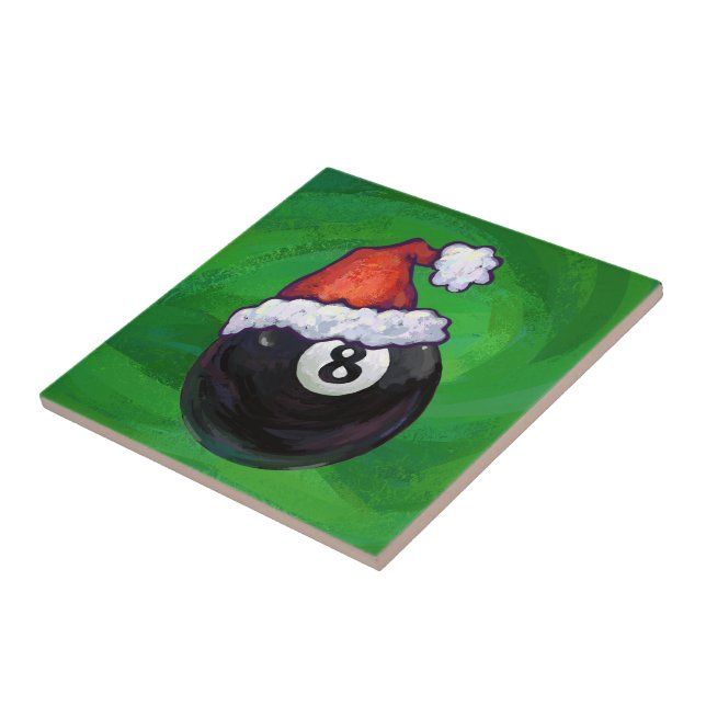 Carreau 8 Bal Christmas Green (Côté)