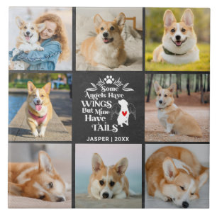Carreau 8 Photo Collage Animaux de compagnie Chien Perte S