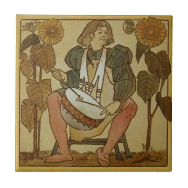 Carreau #8 Repro Copeland Médiéval Minstrels Thème musical (Devant)