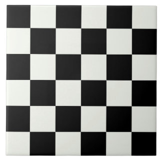 Carreau À damiers noir et blanc Check Motif en céramique T