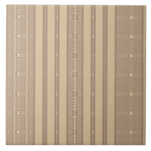 Carreau à rayures irrégulières beige