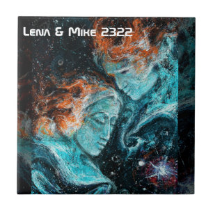 Carreau À travers l'espace