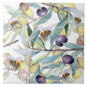 Carreau Abeilles et raisins