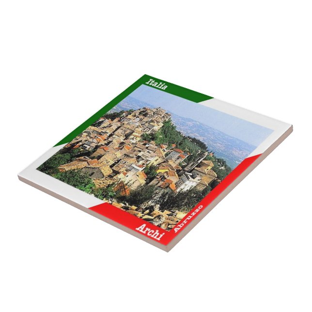 Carreau ABR020 ARCHI, Abruzzes, Italie, (Côté)