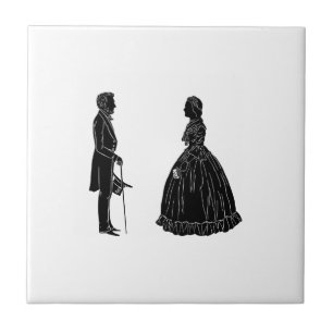 Carreau abraham lincoln mary todd lincoln silhouette ballo
