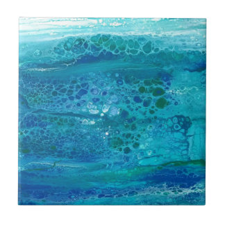Carreau abrégé sur couleurs de mer