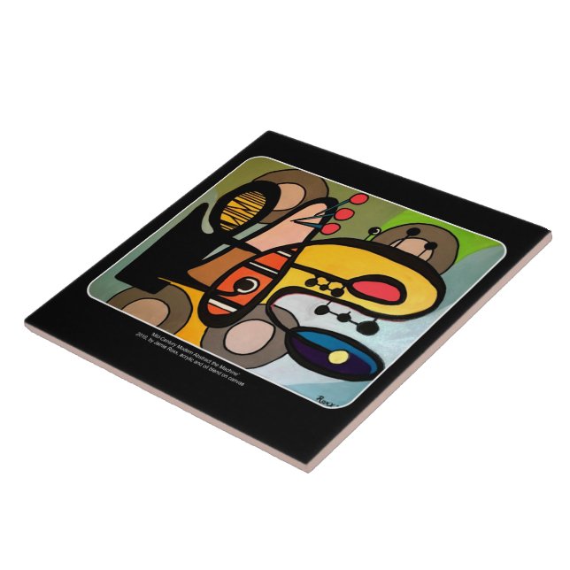 Carreau "Abrégé sur moderne la moitié du siècle la (Côté)